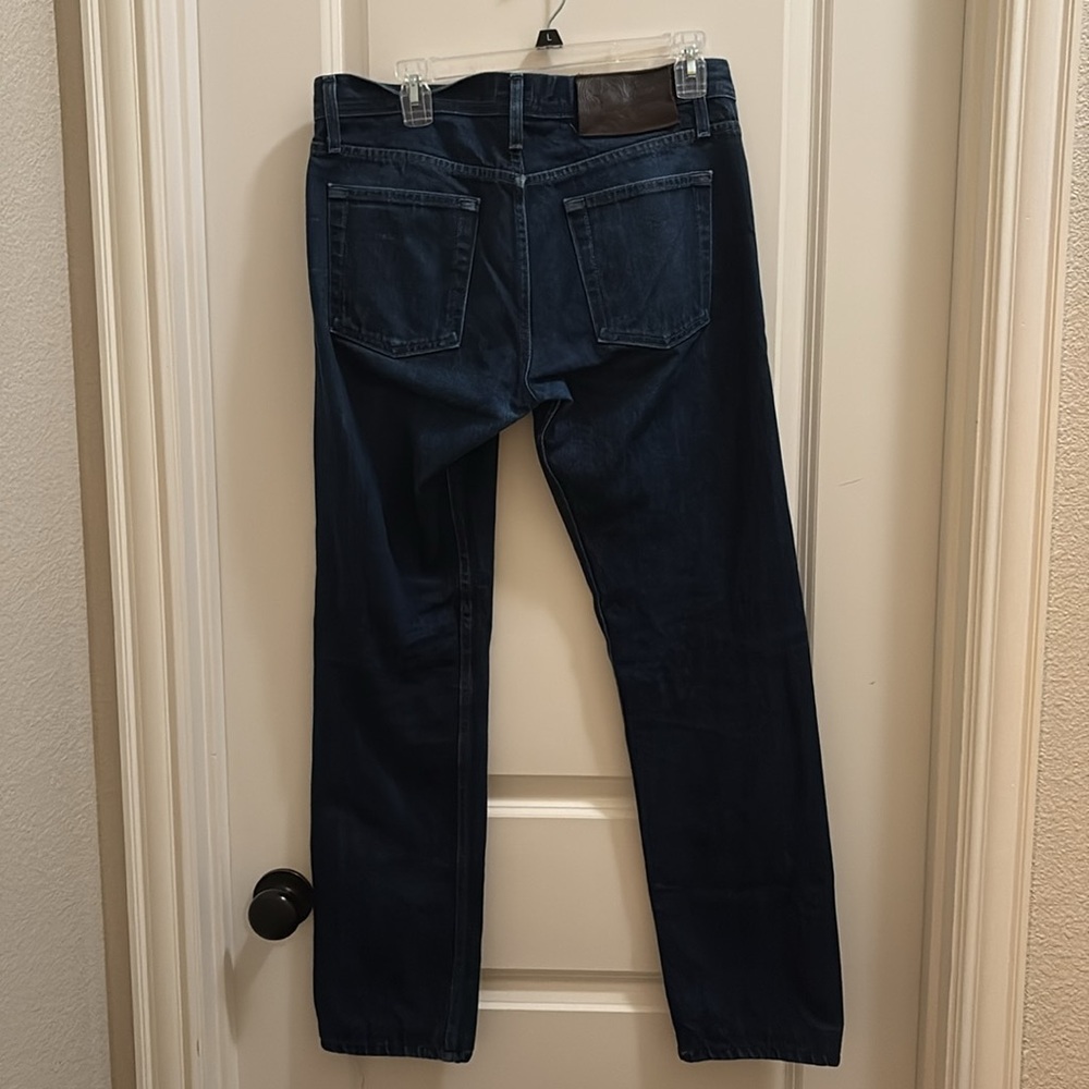 Naked & Famous Selvedge Jeans Mens 32 Weird Guy Cotton Dark Wash Indigo - Picture 4 of 7